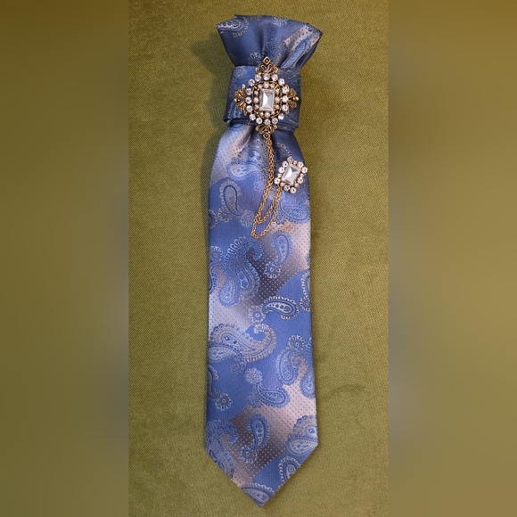 Artisan TIE-Necklace 1-OAK/ 1 OF-A-KIND - Picture 4 of 11